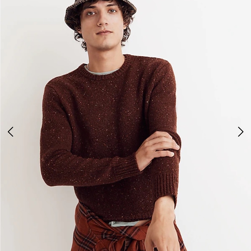 Madewell Donegal Crewneck Wool Sweater